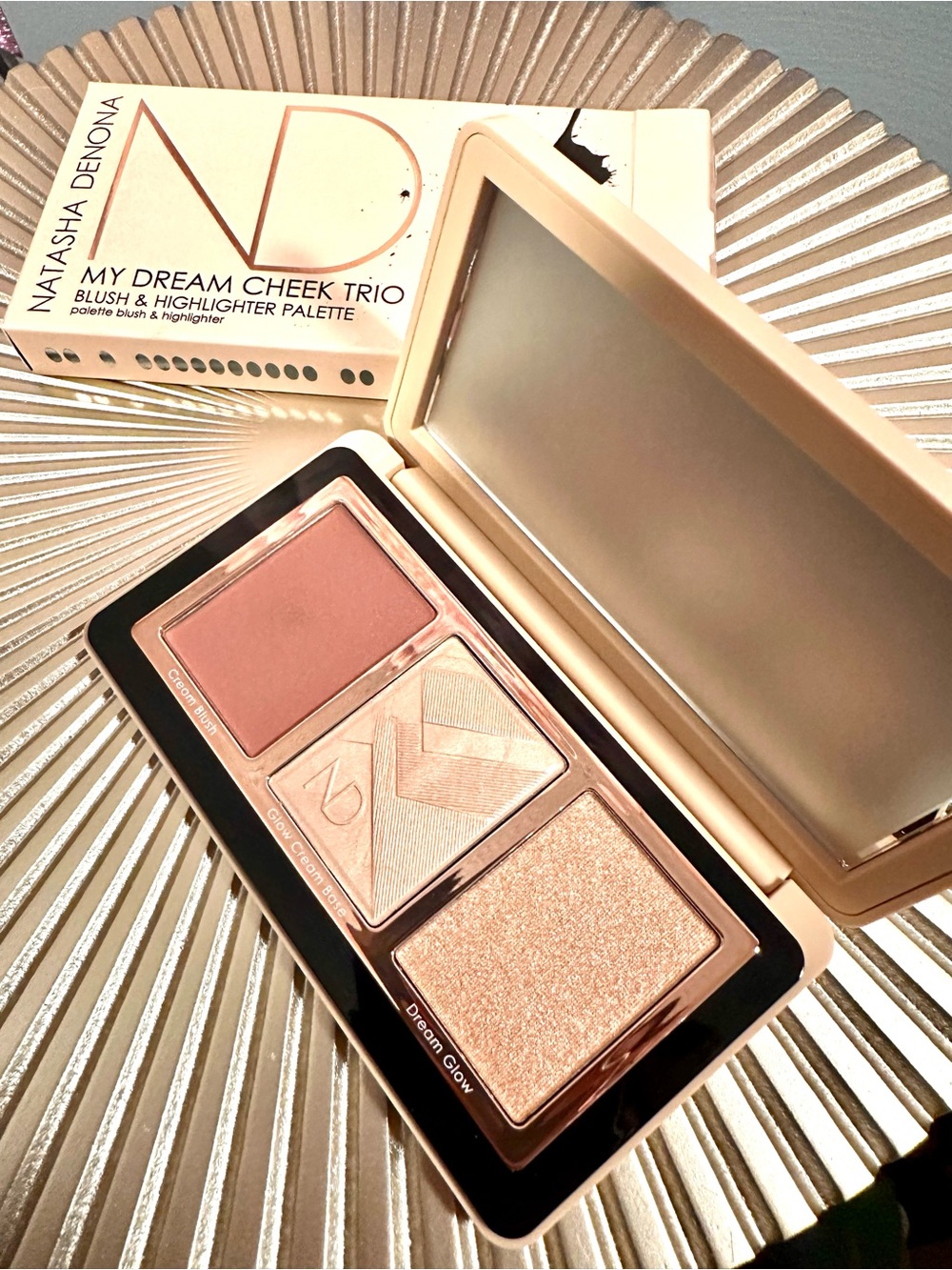 NATASHA DENONA My Dream Cheek Trio Blush & Highlighter | New in box